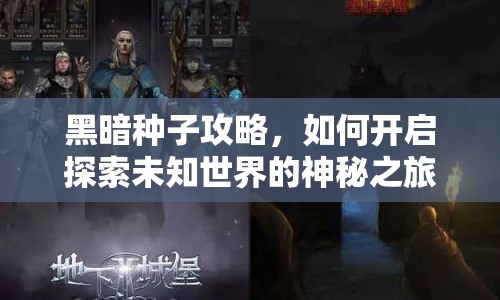 黑暗種子攻略，如何開啟探索未知世界的神秘之旅？