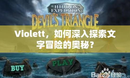 Violett，如何深入探索文字冒險的奧秘？