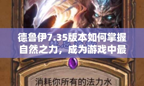 德魯伊7.35版本如何掌握自然之力，成為游戲中最強(qiáng)守護(hù)者？