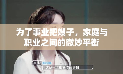 為了事業(yè)把嫂子，家庭與職業(yè)之間的微妙平衡