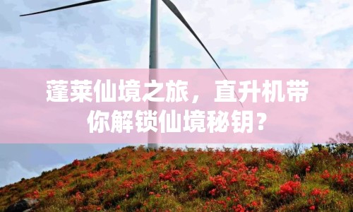 蓬萊仙境之旅，直升機(jī)帶你解鎖仙境秘鑰？