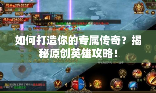 如何打造你的專屬傳奇？揭秘原創(chuàng)英雄攻略！