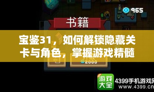 寶鑒31，如何解鎖隱藏關(guān)卡與角色，掌握游戲精髓？