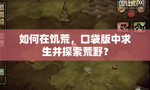 如何在饑荒，口袋版中求生并探索荒野？