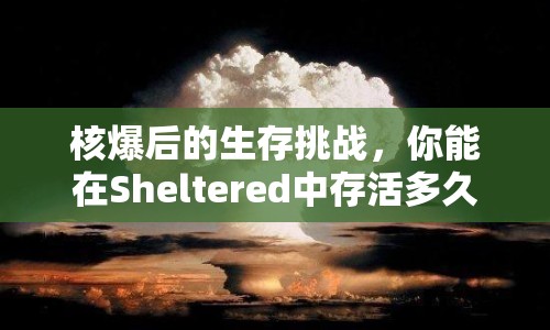 核爆后的生存挑戰(zhàn)，你能在Sheltered中存活多久？