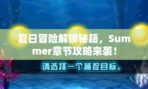 夏日冒險解鎖秘籍，Summer章節(jié)攻略來襲！