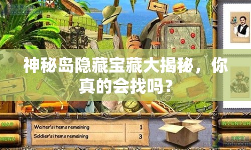 神秘島隱藏寶藏大揭秘，你真的會(huì)找嗎？
