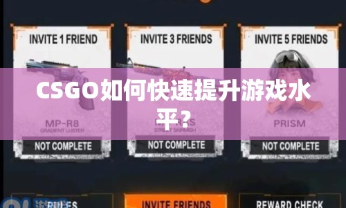 CSGO如何快速提升游戲水平？