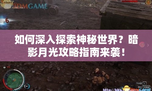 如何深入探索神秘世界？暗影月光攻略指南來襲！