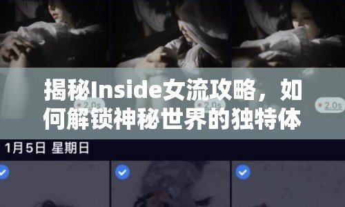 揭秘Inside女流攻略，如何解鎖神秘世界的獨(dú)特體驗(yàn)？
