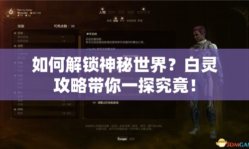 如何解鎖神秘世界？白靈攻略帶你一探究竟！