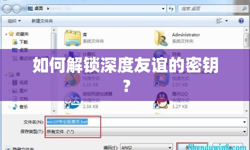 如何解鎖深度友誼的密鑰？