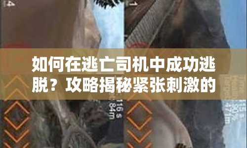 如何在逃亡司機(jī)中成功逃脫？攻略揭秘緊張刺激的逃脫技巧！