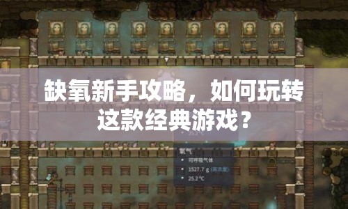 缺氧新手攻略，如何玩轉(zhuǎn)這款經(jīng)典游戲？