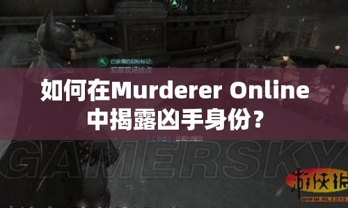 如何在Murderer Online中揭露兇手身份？