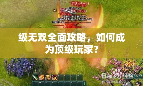 級無雙全面攻略，如何成為頂級玩家？