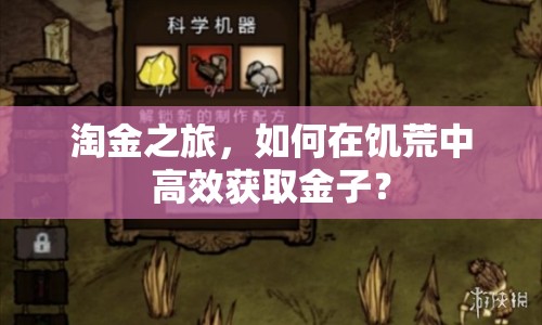 淘金之旅，如何在饑荒中高效獲取金子？