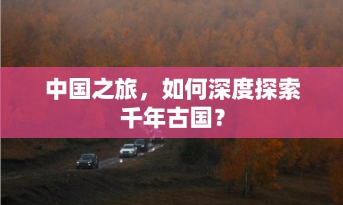 中國之旅，如何深度探索千年古國？