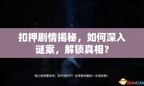 扣押劇情揭秘，如何深入謎案，解鎖真相？