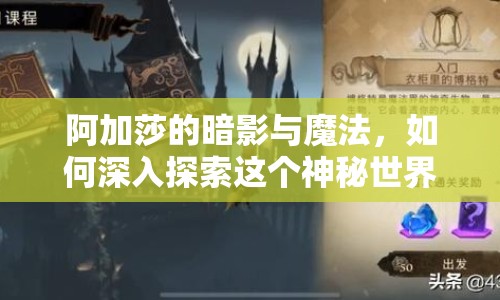 阿加莎的暗影與魔法，如何深入探索這個(gè)神秘世界？