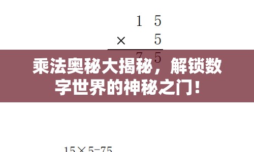 乘法奧秘大揭秘，解鎖數(shù)字世界的神秘之門！