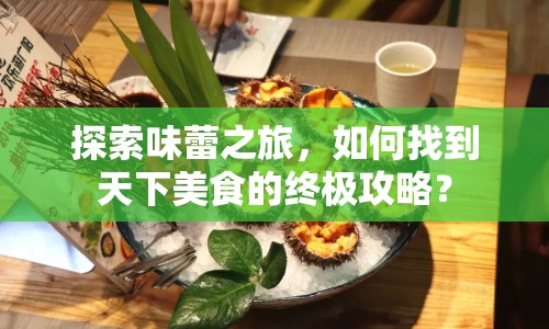 探索味蕾之旅，如何找到天下美食的終極攻略？