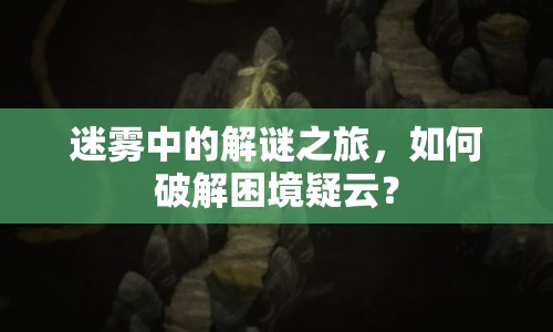 迷霧中的解謎之旅，如何破解困境疑云？
