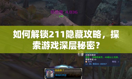 如何解鎖211隱藏攻略，探索游戲深層秘密？