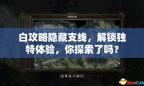 白攻略隱藏支線，解鎖獨(dú)特體驗(yàn)，你探索了嗎？