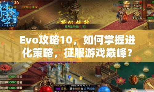 Evo攻略10，如何掌握進(jìn)化策略，征服游戲巔峰？