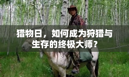 獵物日，如何成為狩獵與生存的終極大師？