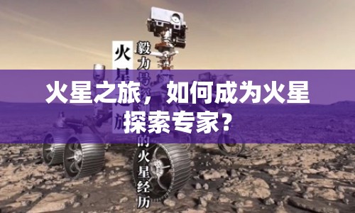 火星之旅，如何成為火星探索專家？