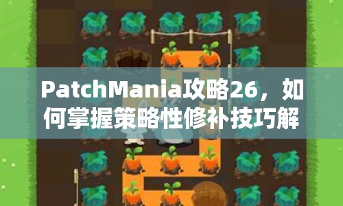 PatchMania攻略26，如何掌握策略性修補(bǔ)技巧解鎖新挑戰(zhàn)？