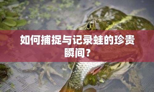如何捕捉與記錄蛙的珍貴瞬間？