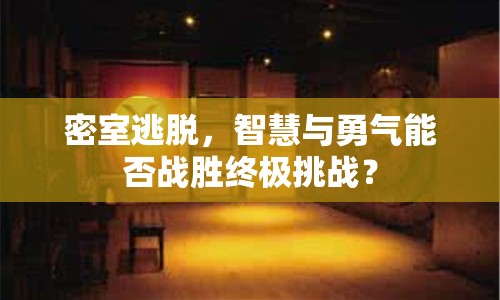 密室逃脫，智慧與勇氣能否戰(zhàn)勝終極挑戰(zhàn)？