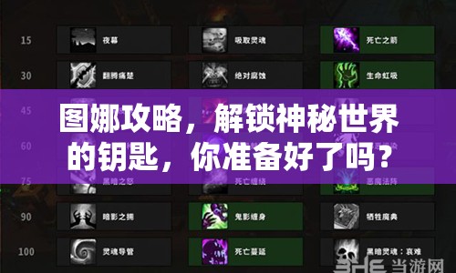 圖娜攻略，解鎖神秘世界的鑰匙，你準(zhǔn)備好了嗎？