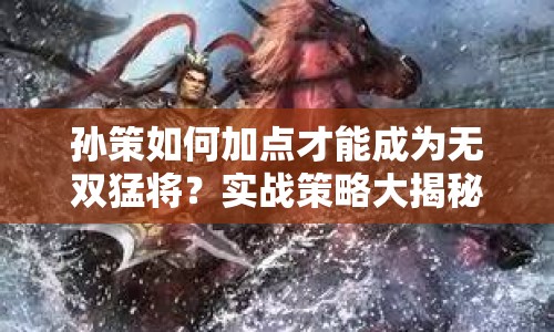 孫策如何加點(diǎn)才能成為無雙猛將？實(shí)戰(zhàn)策略大揭秘！