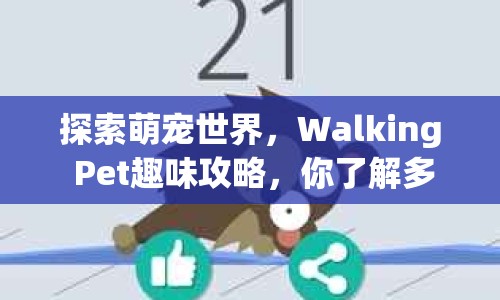 探索萌寵世界，Walking Pet趣味攻略，你了解多少？