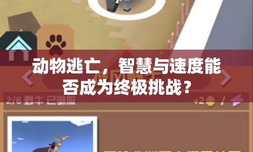動物逃亡，智慧與速度能否成為終極挑戰(zhàn)？