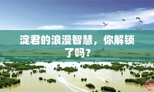 淀君的浪漫智慧，你解鎖了嗎？