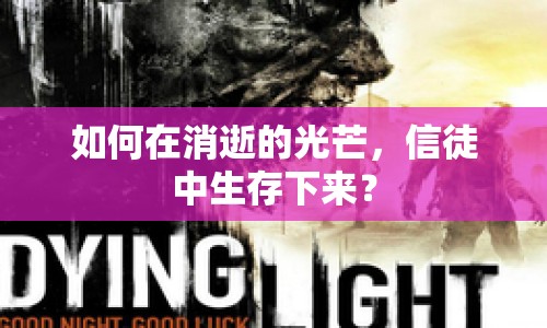 如何在消逝的光芒，信徒中生存下來？