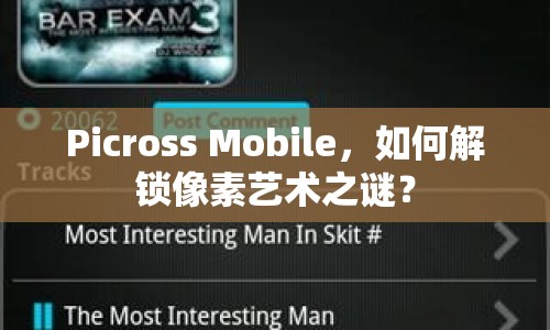 Picross Mobile，如何解鎖像素藝術(shù)之謎？