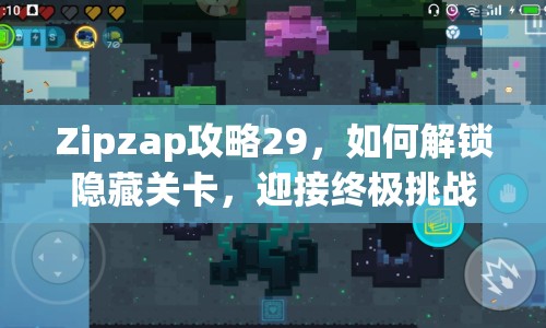 Zipzap攻略29，如何解鎖隱藏關(guān)卡，迎接終極挑戰(zhàn)？