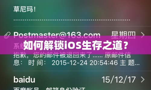 如何解鎖iOS生存之道？
