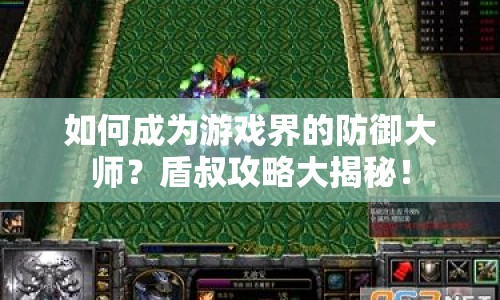 如何成為游戲界的防御大師？盾叔攻略大揭秘！