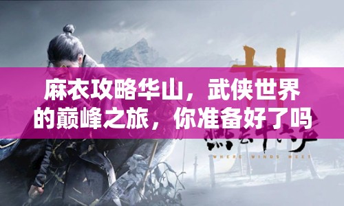 麻衣攻略華山，武俠世界的巔峰之旅，你準(zhǔn)備好了嗎？
