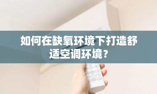 如何在缺氧環(huán)境下打造舒適空調(diào)環(huán)境？