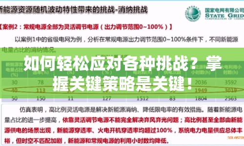 如何輕松應(yīng)對(duì)各種挑戰(zhàn)？掌握關(guān)鍵策略是關(guān)鍵！