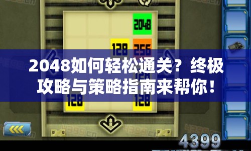 2048如何輕松通關(guān)？終極攻略與策略指南來幫你！