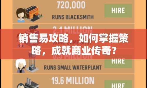 銷售易攻略，如何掌握策略，成就商業(yè)傳奇？